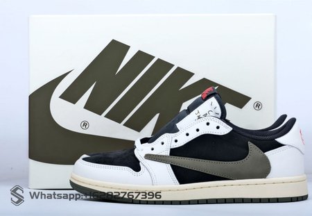 Travis Scott x Air Jordan 1 Low OG Olive DZ4137-106 Size 36-48.5