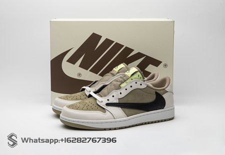 Jordan 1 Retro Low Golf Travis Scott Neutral Olive Size 35.5-47.5