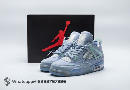 Air Jordan 4 x Off-White Blue Size 36-48.5