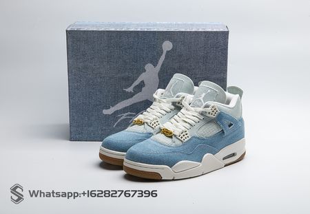 Jordan 4 Retro TEX Denim Worn Blue IB6716-100 Size 36-48.5