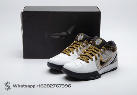Nike Kobe 4 Protro White Black Del Sol AV6339-101 Size 40-48.5