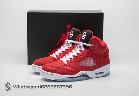 Air Jordan 5 Retro NCAA Oklahoma Sooners PE HQ7978-600 Size 40-47.5