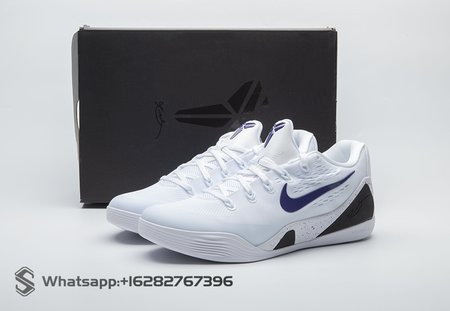 Nike Kobe 9 Elite Low EM Protro White Court Purple IH1401-100 Size 36-48.5