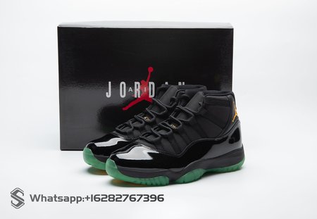 Air Jordan 11 Black Green Yellow CT8012-037 Size 40-48.5