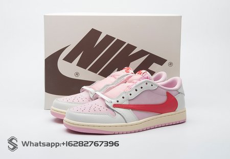 Travis Scott x Air Jordan 1 Low Shy Pink IQ7604-101 Size 36-50.5