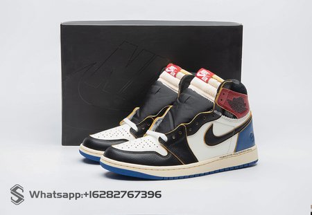 Jordan 1 Retro High OG SP Fragment x Union LA Varsity Red Sport Royal IO7847-002 Size 36-47.5