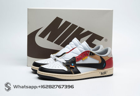Travis Scott x OFF-WHITE x Air Jordan 1 XZ6868-005 Size 36-47.5